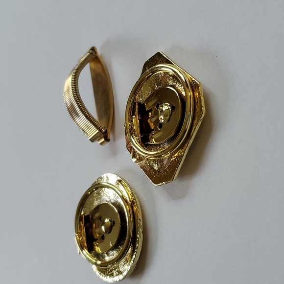 Set of 3 Vintage Goldtone Scarf Clips - Picture 7 of 8